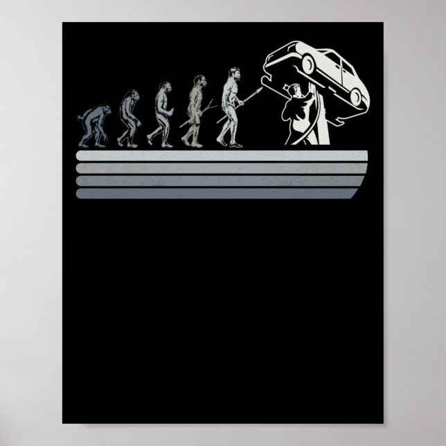 Auto Mechanische Evolution Fun Mechatronics Fix Au Poster (Vorne)