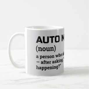 Auto Mechanische Geschenke - Funny Definition Tass Kaffeetasse
