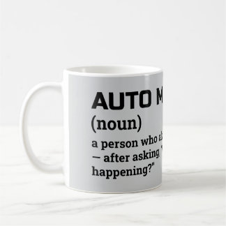 Auto Mechanische Geschenke - Funny Definition Tass Kaffeetasse