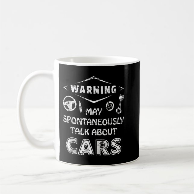 Auto Mechanische Geschenkwarnung kann spontan spre Kaffeetasse (Links)