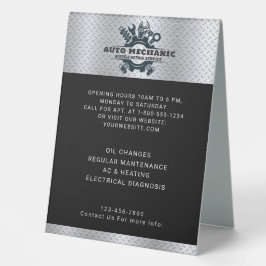 Auto Mechanische Reparatur Automobilzulieferer Tischaufsteller