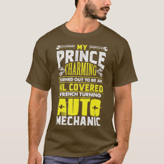Auto Mechanische, stabile Ehefrau T-Shirt
