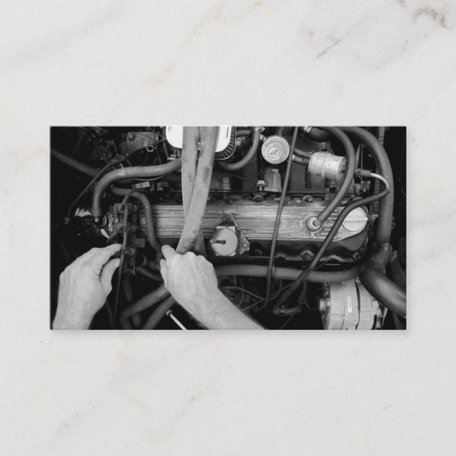 Auto Mechanische Visitenkarte (Vorderseite)