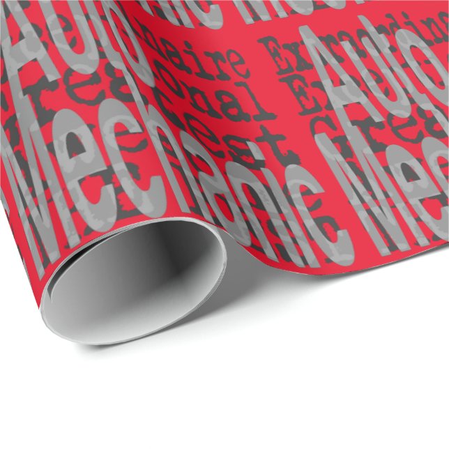 Auto Mechanischer Sonderbeauftragter Geschenkpapier (Rolleneckpunkt)