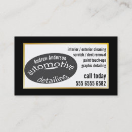 Auto mit detailliertem Budget Wert Farbenfrohe Fab Visitenkarte