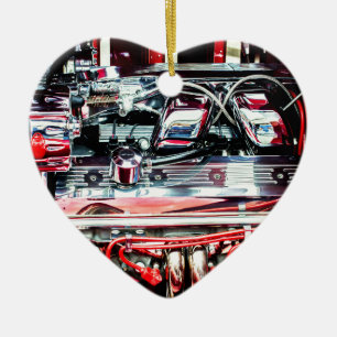 Auto-Motor Keramikornament