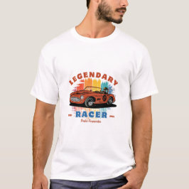 Auto Nachtfahrt Endlose Straßen T-Shirt