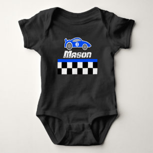 Auto-Name-Babyjungenspielanzug des laufenden Baby Strampler