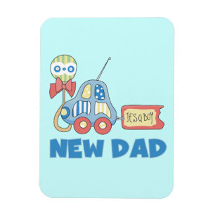 Auto Neu Papa Es ist ein Junge Geschenke Magnet