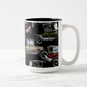 Auto Nostalgie Klassiker Kaffee-Tasse Zweifarbige Tasse