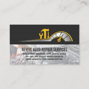 Auto-Pflegedienste Reparaturwerkstatt Visitenkarte