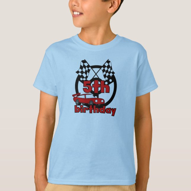 Auto Racing 5. Geburtstag Tshirts und Geschenke (Vorderseite)