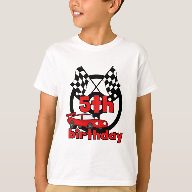 Auto Racing 5. Geburtstag Tshirts und Geschenke (Vorderseite)