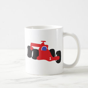 Auto-Racing-Abbildung auf T - Shirt gedruckt Kaffeetasse
