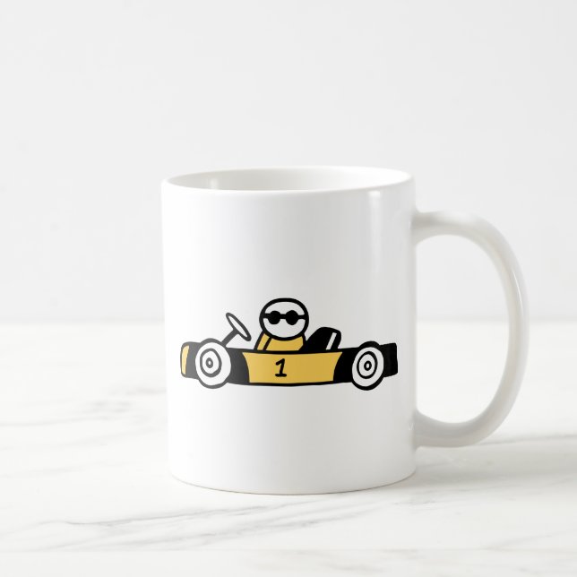 Auto Racing, Autofahren Kaffeetasse (Rechts)
