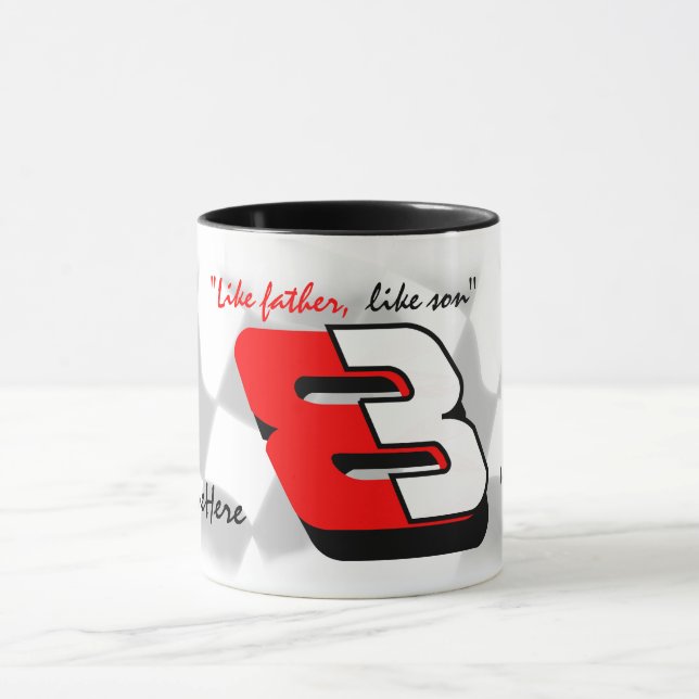 Auto-Racing - Checked Flag Tasse (Zentrum)