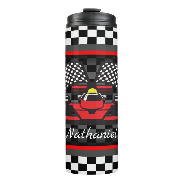 Auto Racing Design Thermal Tumbler Thermosbecher (Vorderseite)