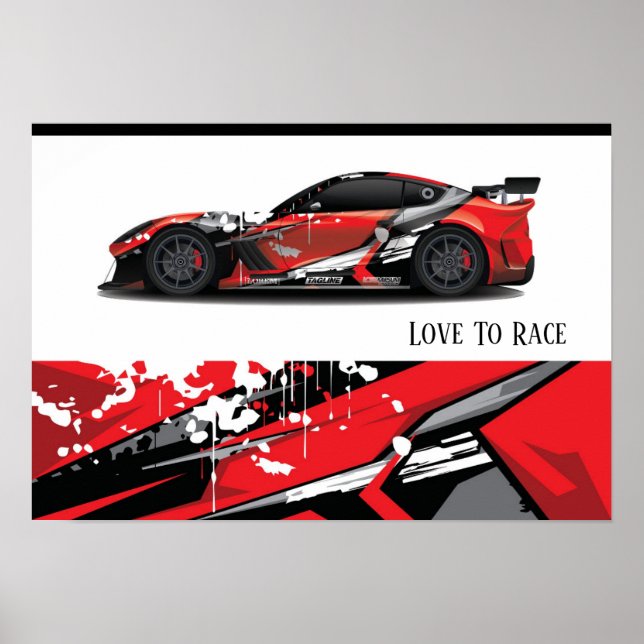 Auto Racing Poster (Vorne)