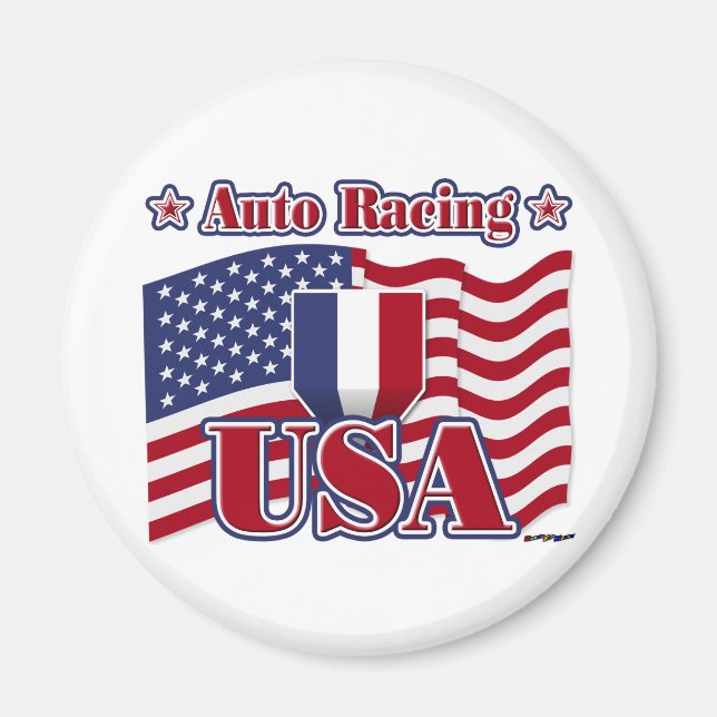 Auto Racing USA Magnet (Vorne)