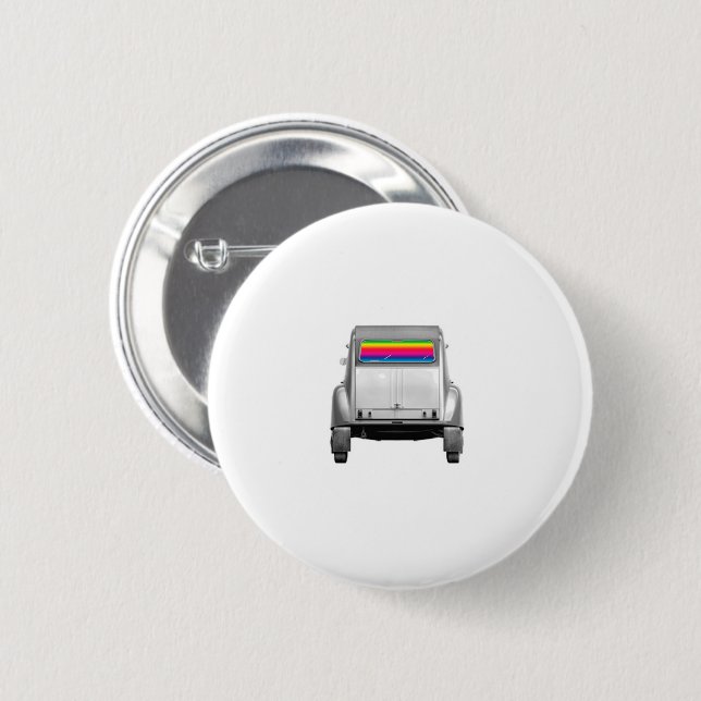 Auto + Regenbogen Button (Vorne & Hinten)
