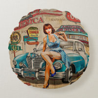 Auto reisen durch Amerika Vintage Poster. 66,Rout