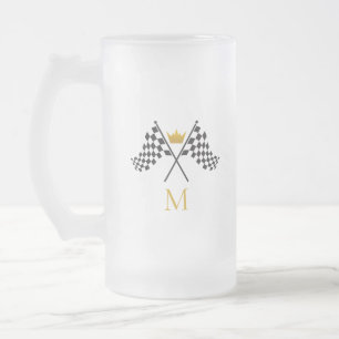 Auto-Renn-Frostglas-Bierkrug Mattglas Bierglas