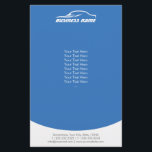 Auto-Reparatur-Auto für Kraftfahrzeuge mit Schlich Flyer<br><div class="desc">Auto-Reparaturservice-Auto mit Schlichten Blue Business-Flyern.</div>