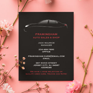 Auto-Reparatur Auto-Service Flyer Vorlage