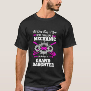Auto-Reparatur Enkelin Auto-Mechaniker Auto-Werkst T-Shirt