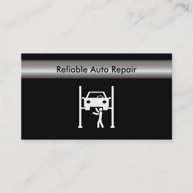 Auto-Reparatur-Geschäfts-Karten Visitenkarte (Vorderseite)