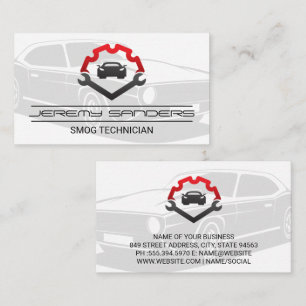 Auto-Reparatur-Logo   Kfz-Dienstleistungen Visitenkarte