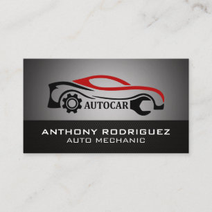 Auto-Reparatur Mechaniker-Technik Visitenkarte