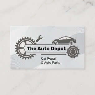 Auto-Reparatur Werkstatt Mechaniker Visitenkarte