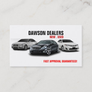 Auto Sale Dealer Cars Business Card Visitenkarte