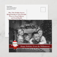 Auto Schwarz-Weiß-Foto mit Weihnachten
