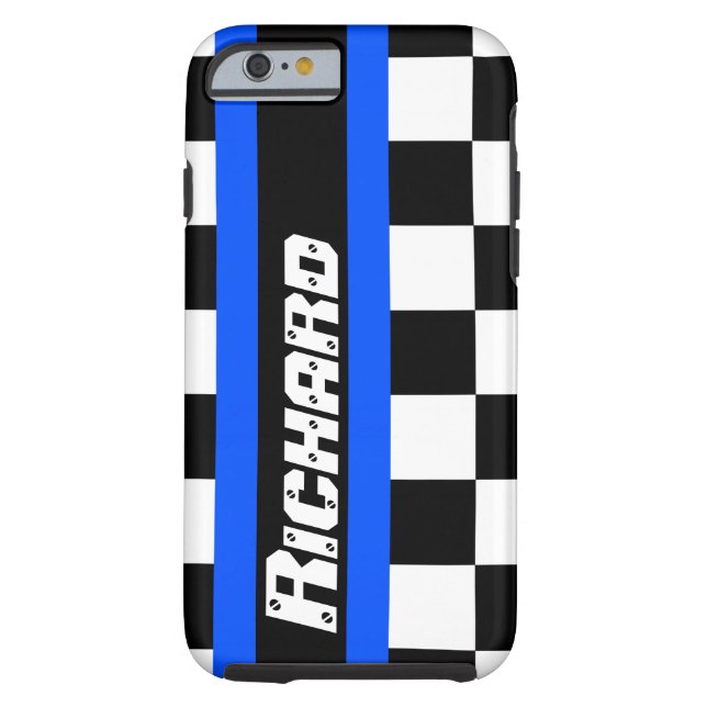 Auto Sportflaggenname Case-Mate iPhone Hülle (Rückseite)