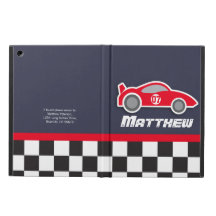 Auto Sportwagen Rot personalisierte Pad Gehäuse
