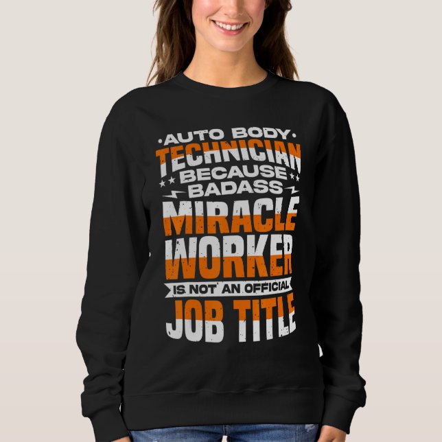 Auto Sweatshirt (Vorderseite)