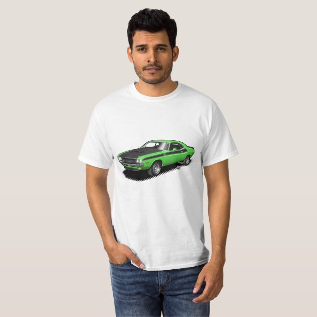 Auto-T - Shirt grünen Herausforderers Kelly (Vorne ganz)