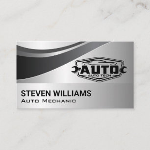 Auto Tech Reparaturdienste Gray Visitenkarte