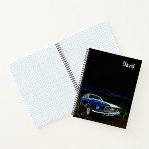 Auto-Themen-personalisiertes Notizbuch