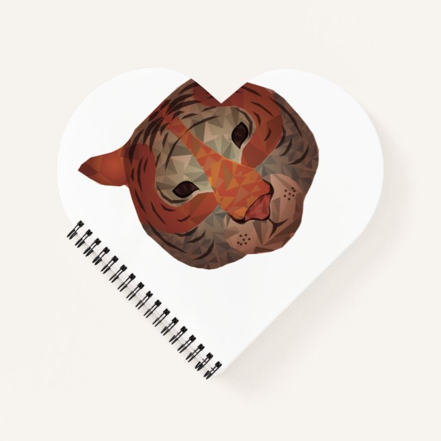 Auto Tiger Notizbuch (Vorderseite)