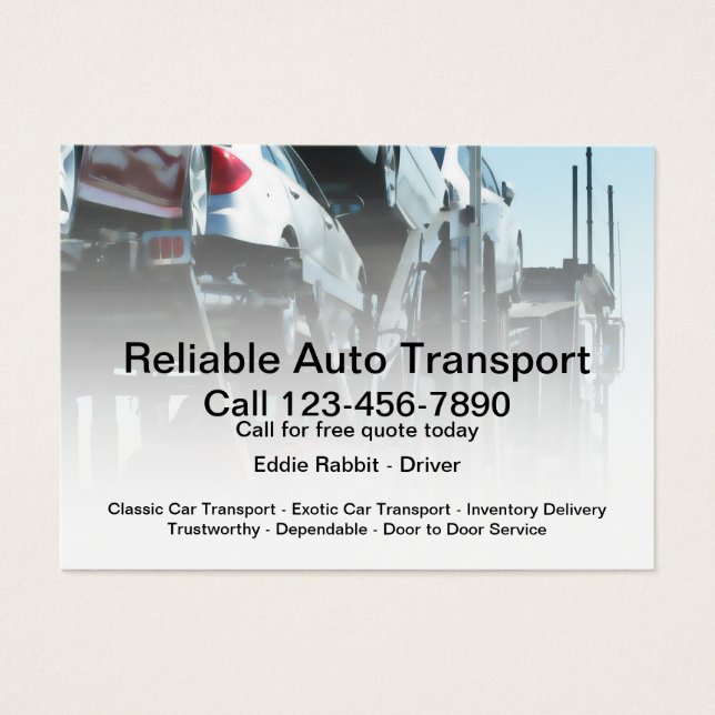 Auto-Transport-Auto-Fördermaschine (Vorderseite)