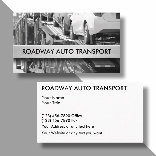 Auto Transport Business Cards Visitenkarte (Von Creator hochgeladen)