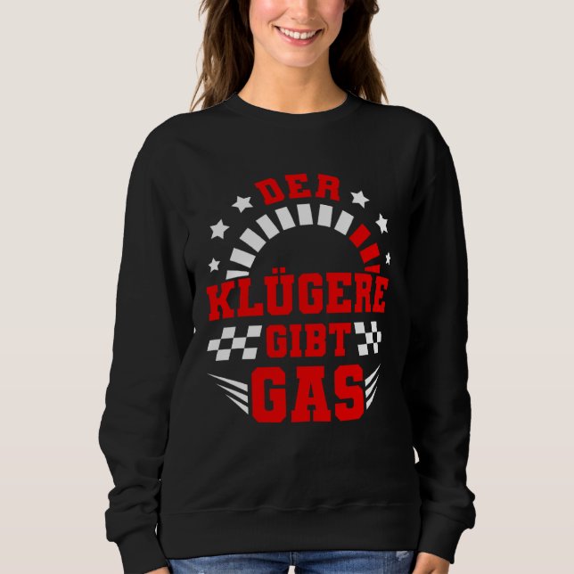 Auto Tuner Outfit Car Mechanic Racing Car Tuning   Sweatshirt (Vorderseite)