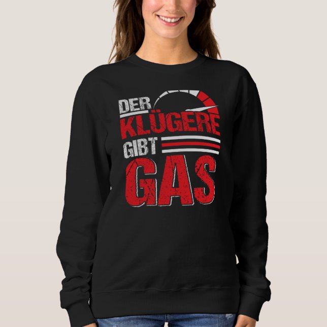 Auto Tuner Outfit Car Mechanische Racing Car Tunin Sweatshirt (Vorderseite)