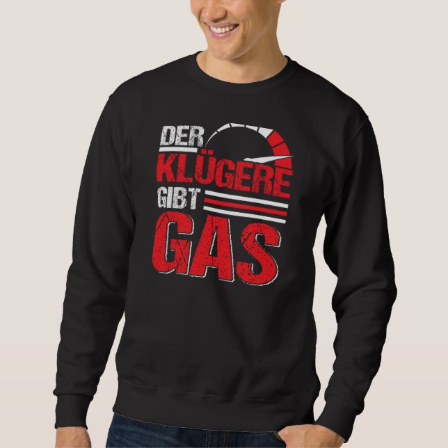 Auto Tuner Outfit Car Mechanische Racing Car Tunin Sweatshirt (Vorderseite)