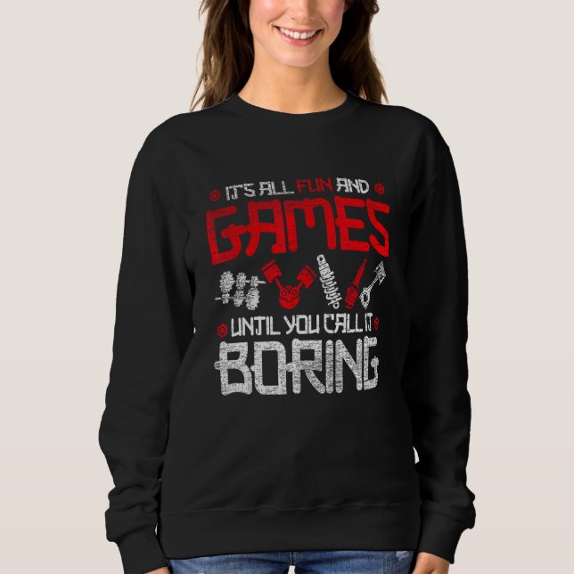 Auto-Tuning Motorsport Sweatshirt (Vorderseite)
