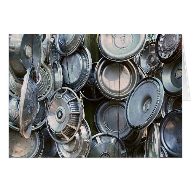 Auto-Typ Bling, Vintage Hubcaps (Vorderseite (Horizontal))