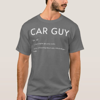Auto-Typ Definition Lustige Autos Liebhaber Mädche T-Shirt